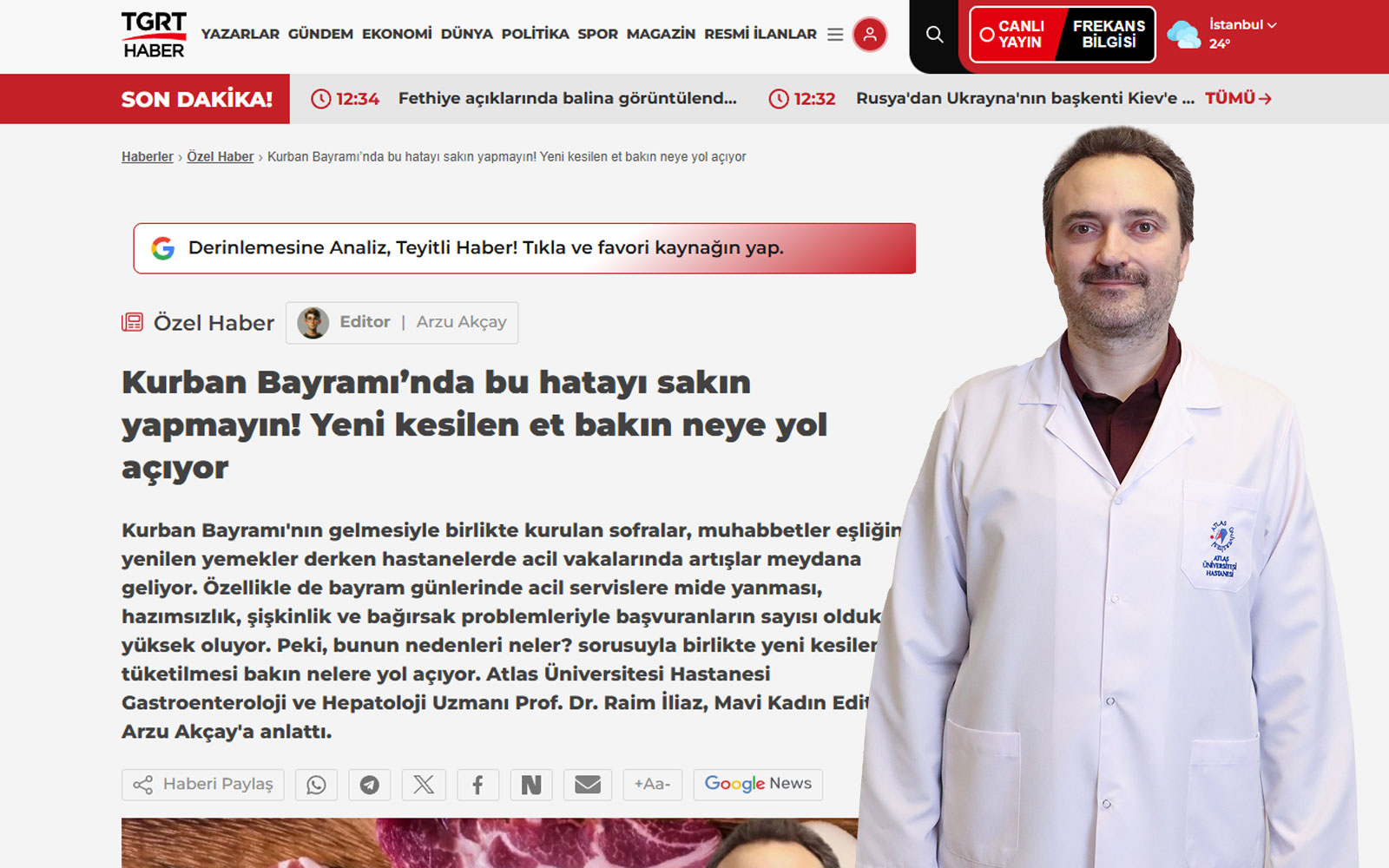 kurban bayrami nda bu hatayi sakin yapmayin yeni kesilen et bakin neye yol aciyor